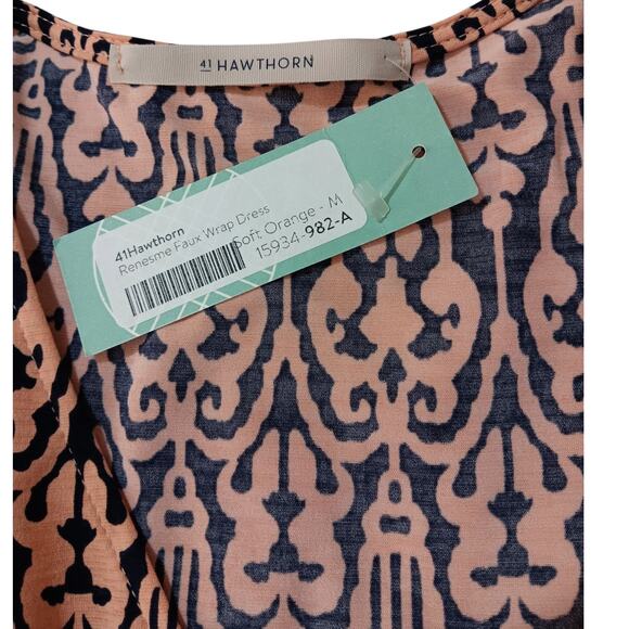 NEW 41 HAWTHORN Faux Wrap Dress M‎ Circle Stretchy STITCHFIX Event Career Office - Picture 6 of 11